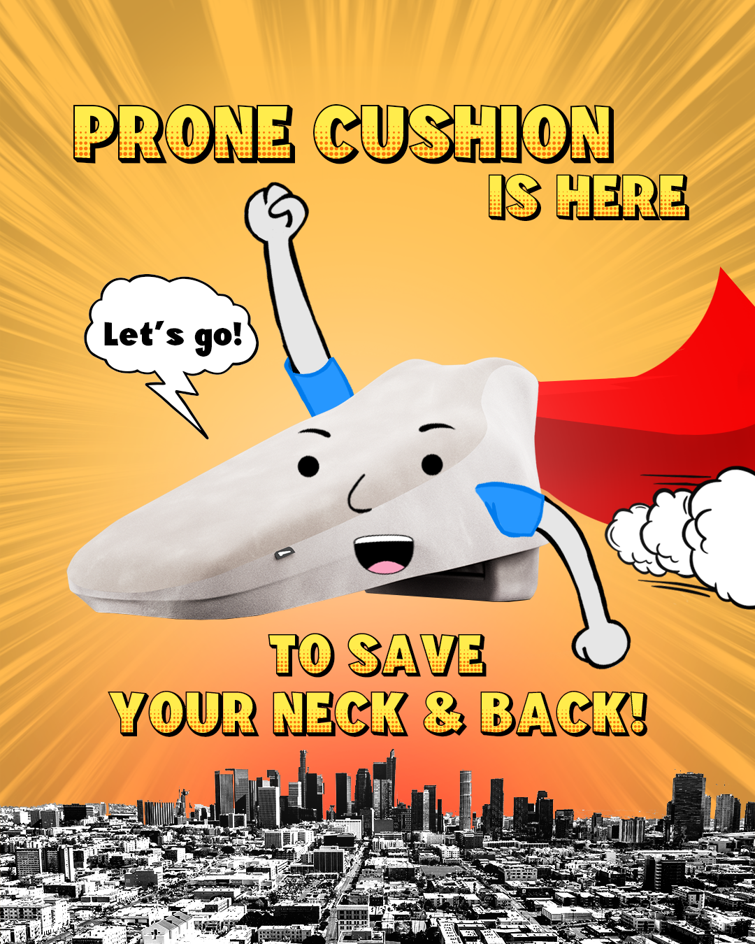 Prone Cushion saves your back